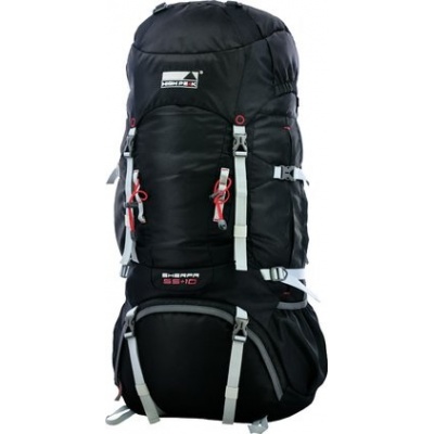 Универсальный треккинговый рюкзак High Peak Sherpa 65+10 черный