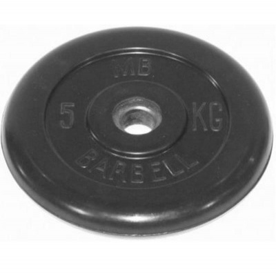 Диск обрезиненный MB Barbell MB-PltB31-5