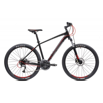 Легкий горный велосипед CRONUS Holts 3.0 27.5" (2018) black/red 25
