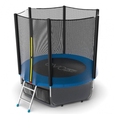 Батут с верхней и нижней сеткой Evo Jump External 6ft Lower net Blue