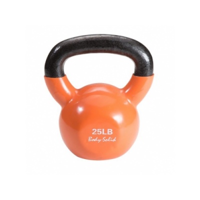 Гиря обрезиненная Body Solid 11,3 кг (25lb) оранжевая KBV(KVC)25