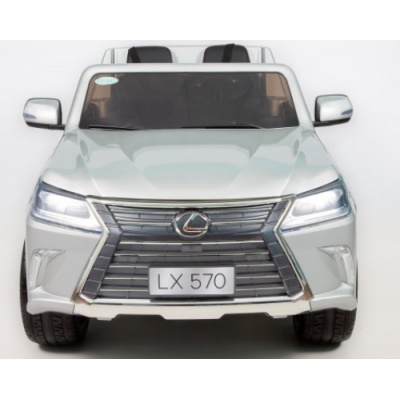 Лицензионная модель электромобиля Barty LEXUS LX 570 серебряный глянец
