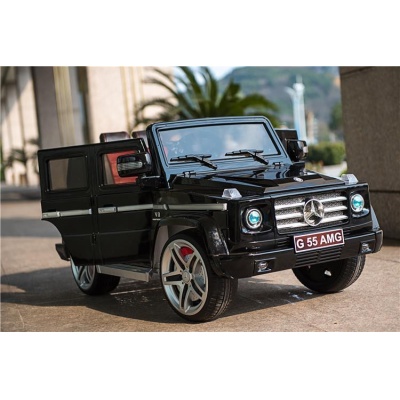 Детский электромобиль Joy Automatic G55 Mercedes Benz LUX черный металлик
