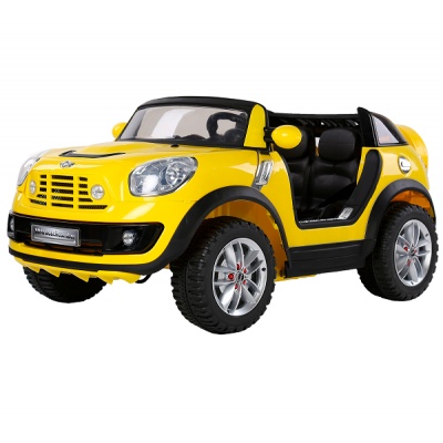 Электромобиль Farfello JJ298 Mini Beachcomber (12V, экокожа) (жёлтый)