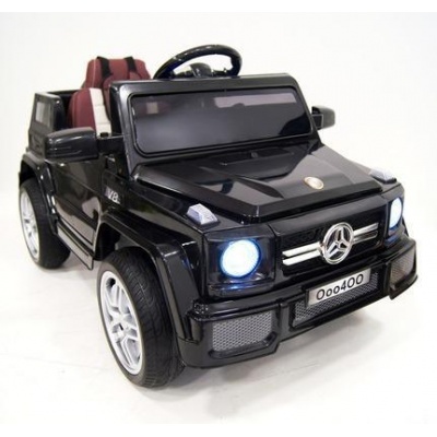 Детский электромобиль Rivertoys Mers О004ОО VIP черный глянец