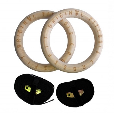 Кольца гимнастические Original FitTools FT-CROSSRINGS 23,5 см