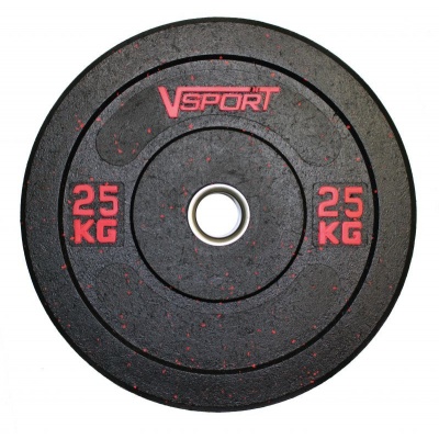Диск бамперный 25 кг V-Sport FTX-1037-25
