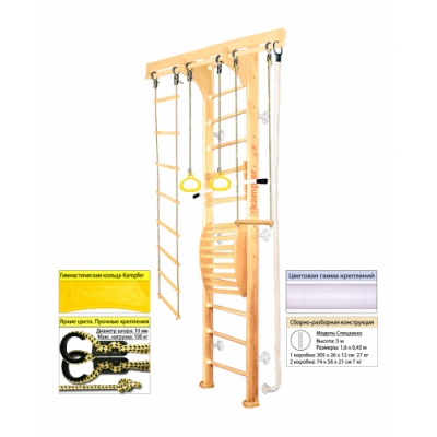 Домашний спортивный комплекс Kampfer Wooden ladder Maxi Wall 3 м