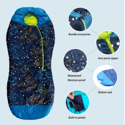 Детский спальный мешок ACECAMP Blue/Кокон 3978