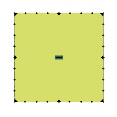 Туристический тент BASK Canopy 6х6 V3 зеленый