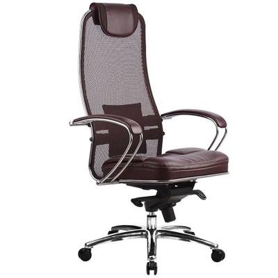 Эргономичное кресло Метта Samurai SL-1.02 темно-бордовый