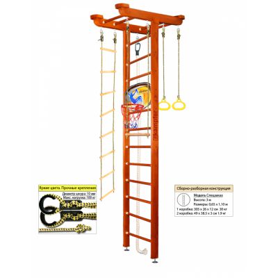 Шведская стенка Kampfer Big Sport Ceiling Basketball Shield 3м
