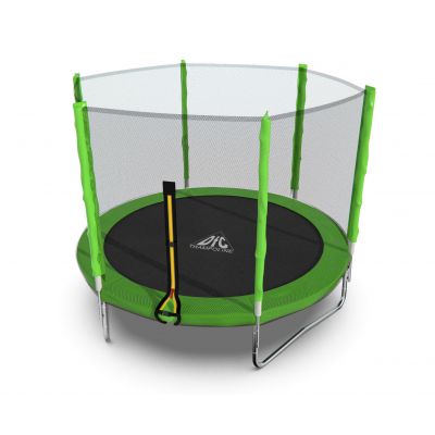Батут с наружной сеткой DFC Trampoline Fitness 8FT-TR-LG