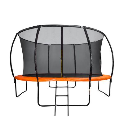 Батут с внутренней сеткой и лестницей DFC Kengoo II 14FT-BAS-BO