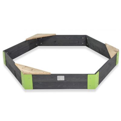 Песочница шестиугольная 160х140 см Exit Toys 80109 «Акцент»