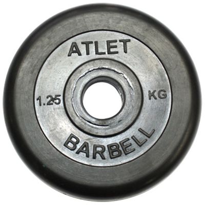 Диск обрезиненный MB Barbell MB-AtletB31-1.25