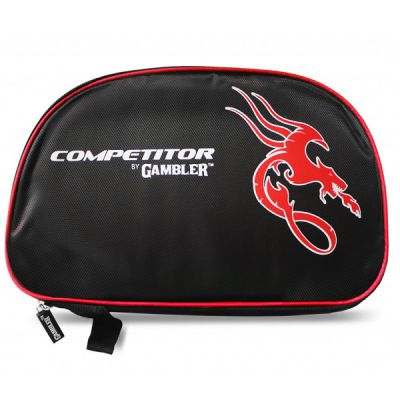 Чехол для ракеток Gambler Double padded dragon cover red