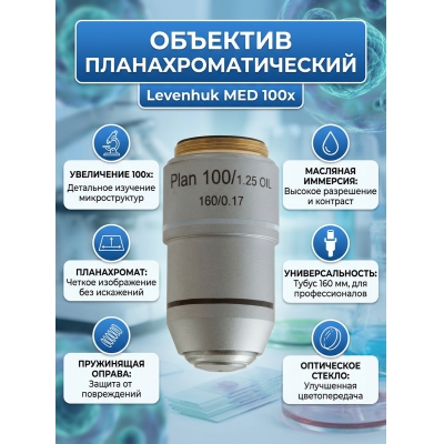 �������� ������������������ Levenhuk MED 100x