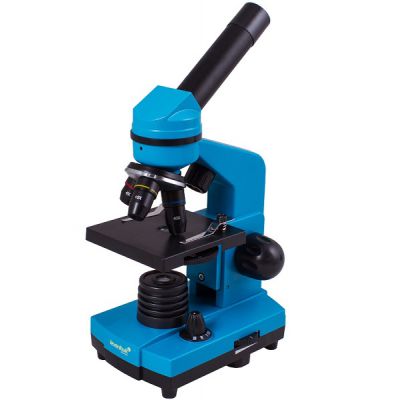 Микроскоп монокулярный Levenhuk Rainbow 2L Azure/Лазурь