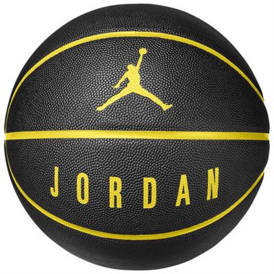 Мяч баскетбольный Jordan Ultimate 8P р.7 черный/желтый