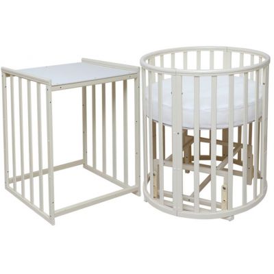 Кровать-трансформер Farfello 4Baby 9в1 F1  слоновая кость