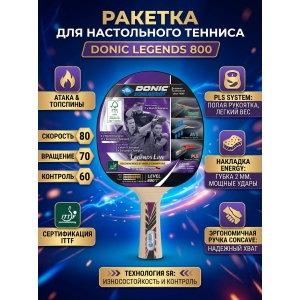 ������� ��� ����������� ������� Donic Legends 800