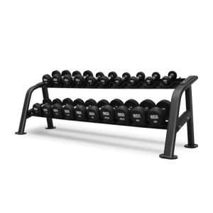Набор обрезиненных гантелей 10 пар Bronze Gym BGDBR025-250