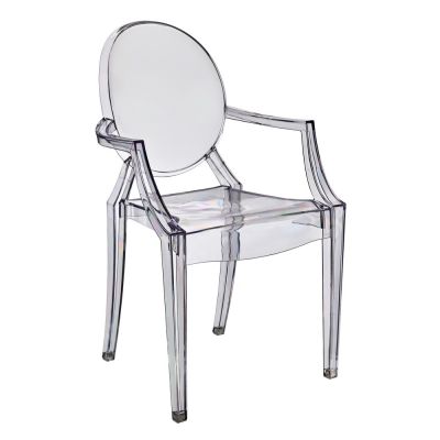 Стул-кресло Bradex Home Louis Ghost прозрачный