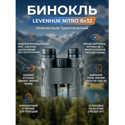 ������� ������������� Levenhuk Nitro 8x32