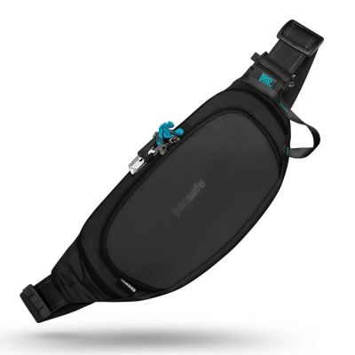 Поясная сумка антивор Pacsafe Eсо waist pack 3.5 л черный ECONYL