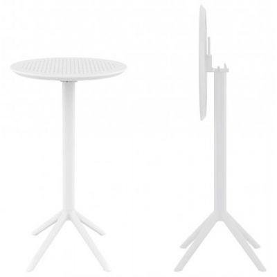 Стол пластиковый барный складной Siesta Contract Sky Folding Bar Table 60