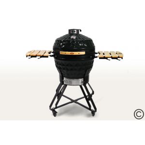 Керамический гриль-барбекю Start Grill 24 дюйма (черный) (61 см)
