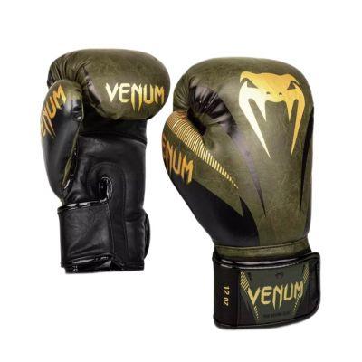 Перчатки Everlast Impact 12oz хаки/золотой