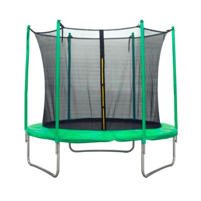 Батут с внутренней защитной сеткой DFC 10FT green