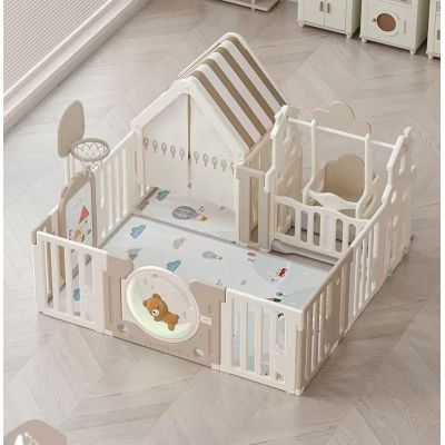 Манеж UNIX Kids DeLuxe House 150х180 Camel