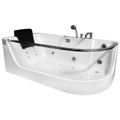 Акриловая ванная с прозрачным экраном Gemy G9227 E