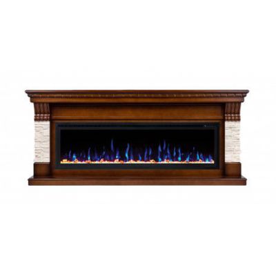Электрокамин Real Flame Michigan 60 AO-255 с очагом Saphir 60
