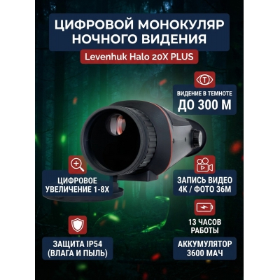 ��������� �������� ������� ������� Levenhuk Halo 20X PLUS