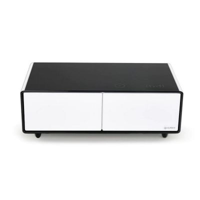 Умный кофейный столик с холодильником Eureka TB135, White+Black