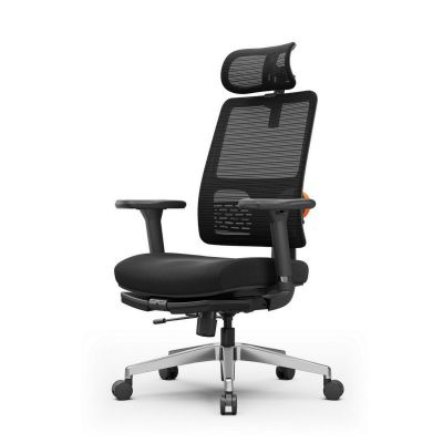Кресло компьютерное эргономичное FoxGear NETZ модель M, черный