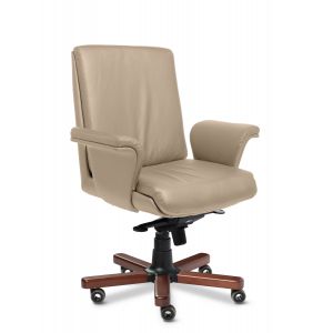 Кресло Multi-Office Split B кожа бежевая Madras Naturele