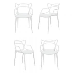 Комплект из 4-х стульев BRADEX HOME Masters, белый