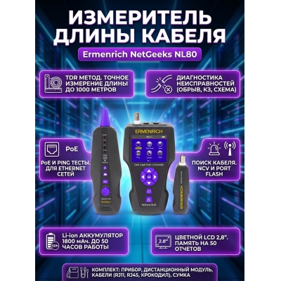 ���������� ����� ������ Ermenrich NetGeeks NL80, ����������