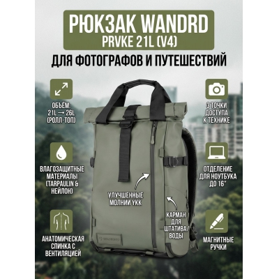 ������ WANDRD PRVKE 21L (V4), �������, 21 �.