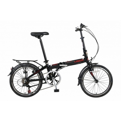 Велосипед складной Langtu KY 027A Black/red 20"