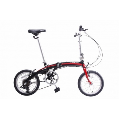 Велосипед складной Langtu KW 017 Black/red 16"