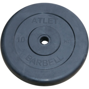 Диск обрезиненный MB Barbell MB-AtletB31-10
