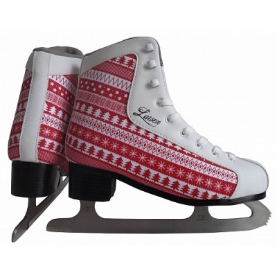 Коньки фигурные Larsen Red Flake красный р37