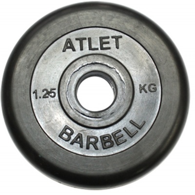 Диск обрезиненный MB Barbell MB AtletB31-1.25