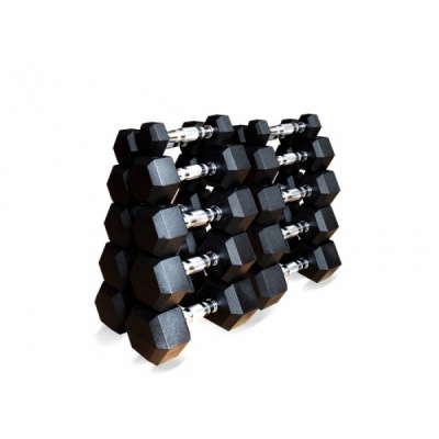 Набор гексагональных гантелей Original FitTools FT-HEX-SET-110